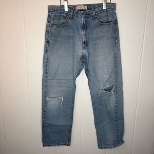 Levis 505 regular fit broken in Ripped wallet